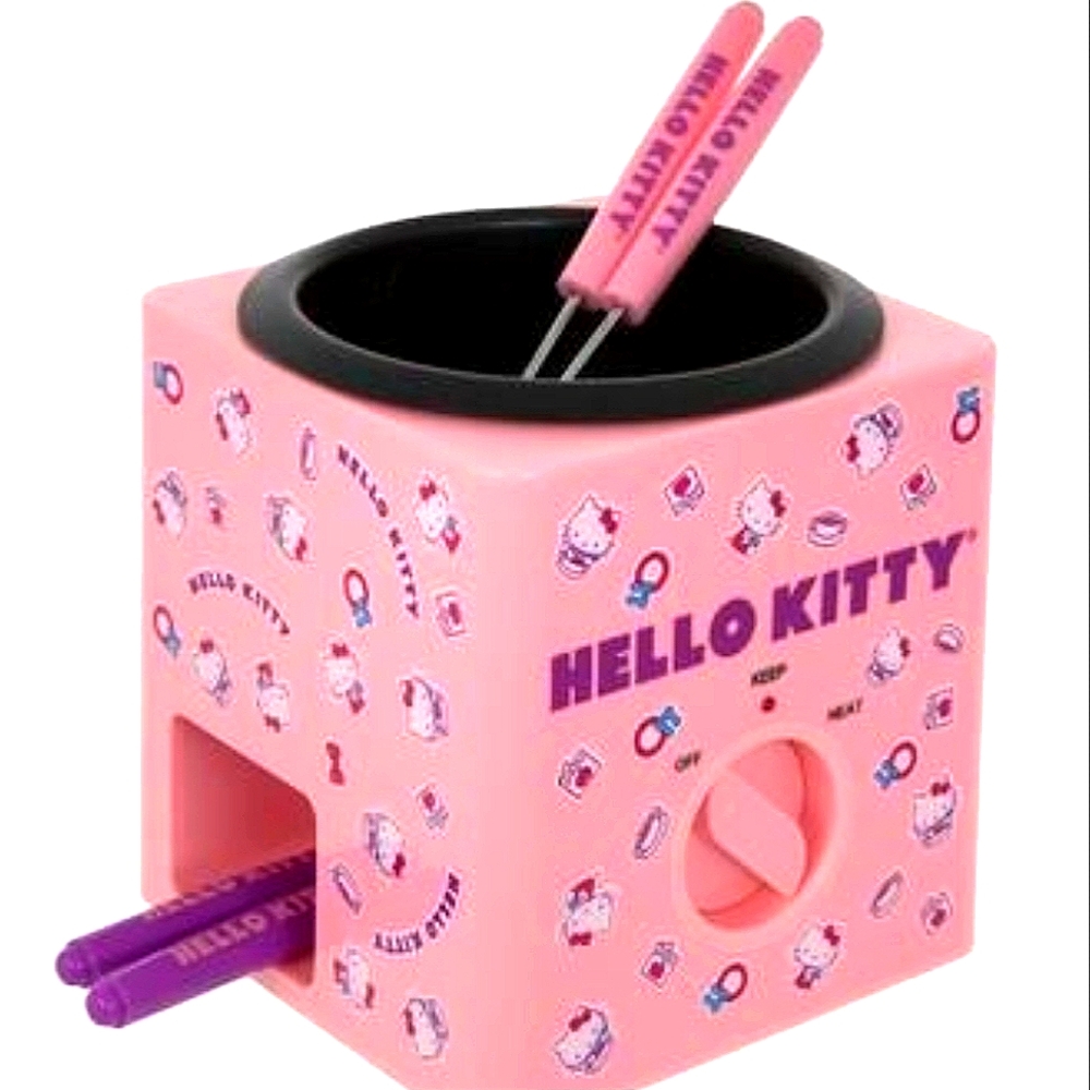 Hello Kitty Pink Fondue Set